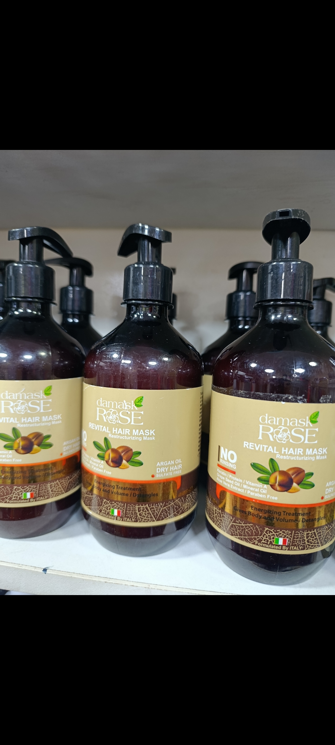 ماسک کراتین بدون آبکشی داماسک رز500میلی