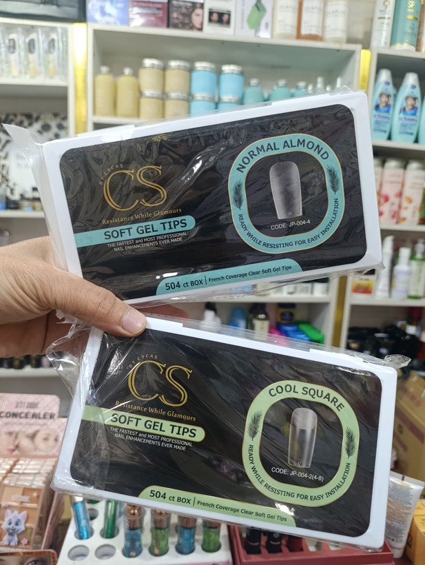 خرید تیپ ژل سیکاس 500تایی SOFT GEL TIPS - آرایشی ارغوان
