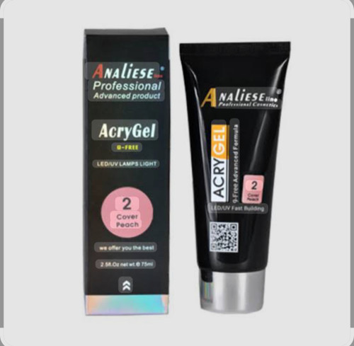 پلی ژل انالیز75گرمی شماره 2رنگ cover peach