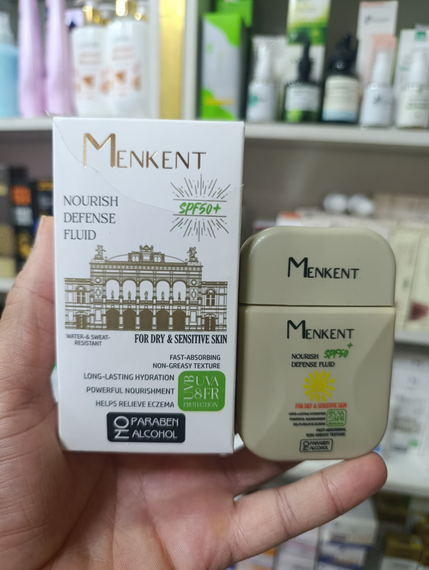 خرید ضدآفتاب بی رنگ من کنت sun men Kent - آرایشی ارغوان