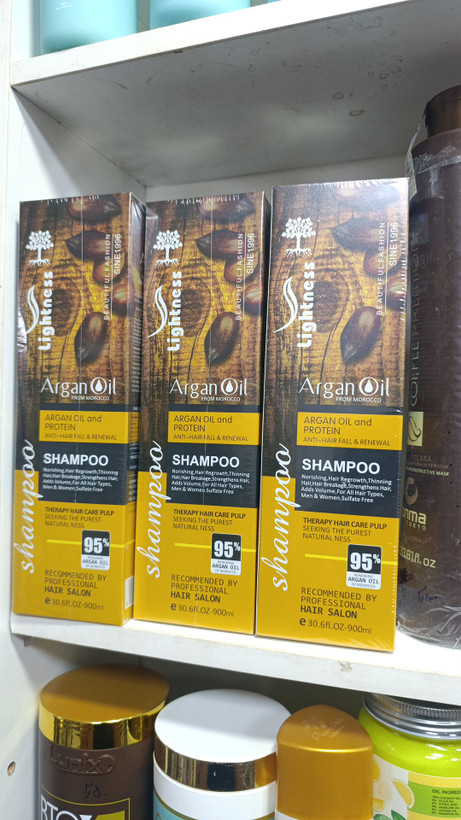 خرید شامپو ارگان لایتنس اصلی shampoo laightenes argon - آرایشی ارغوان