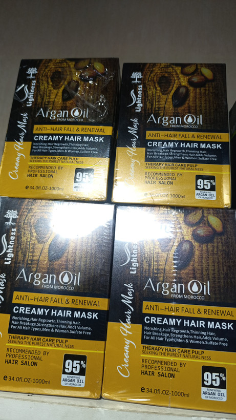 خرید ماسک مو ارگان لایتنس hair mask laightenes argon oil - آرایشی ارغوان