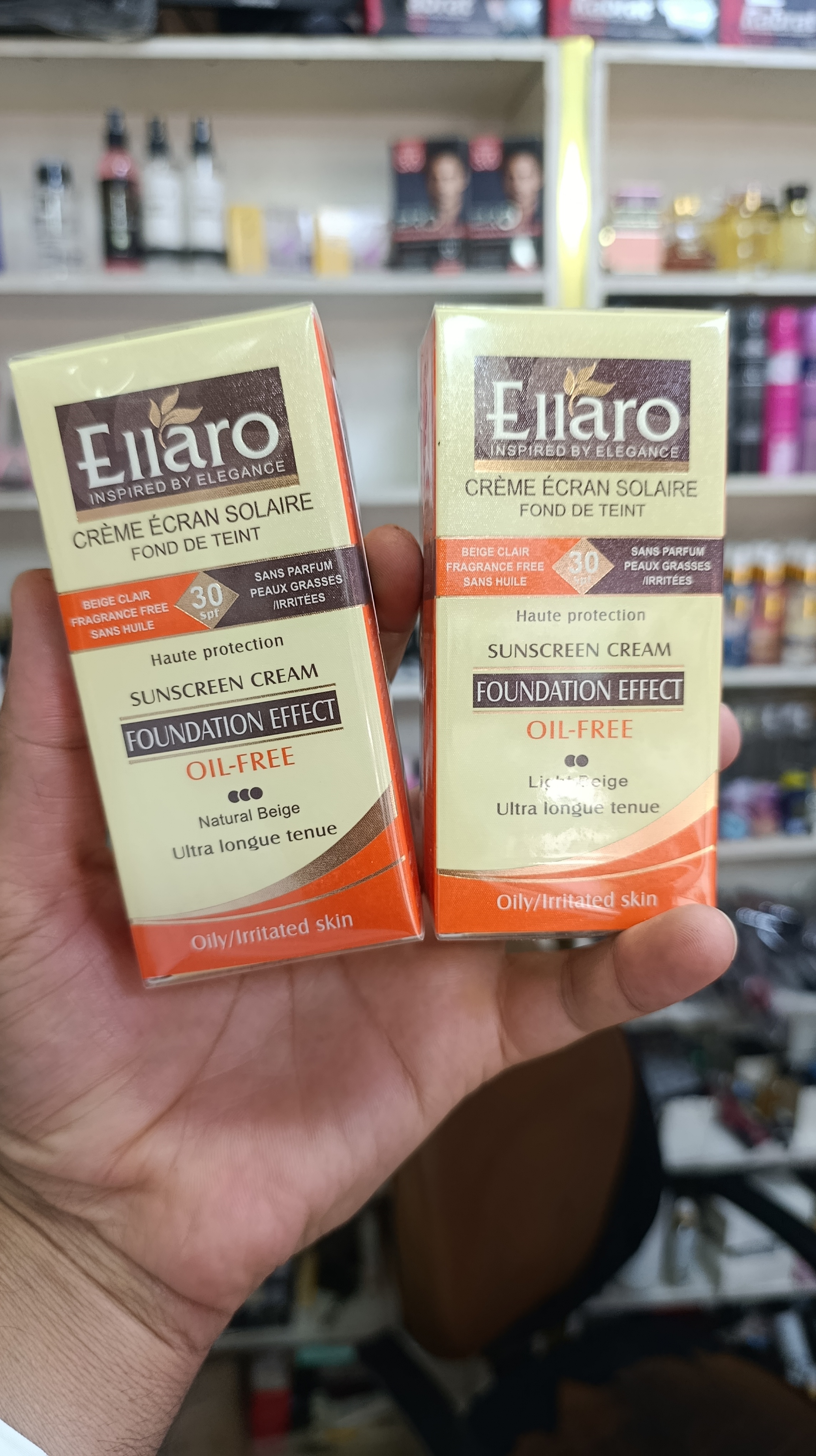 کرم ضدآفتاب الارو Spf30%مناسب پوست چرب بژ روشن  40میل